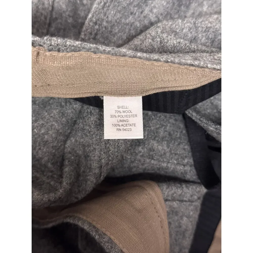 Vintage Banana Republic Pants 36 x 32 Mens Wool Flannel Officer Military Cargo